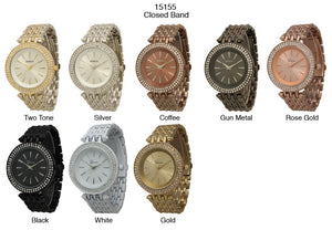 6 Geneva Closed Band Watches