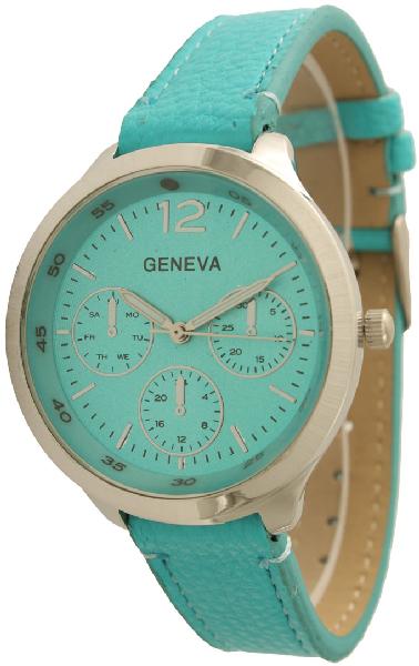 6 Geneva Strap Band Watches