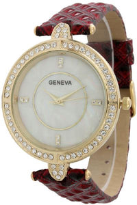 6 Geneva Strap Band Watches