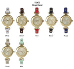 Load image into Gallery viewer, 6 Geneva Strap Band Watches
