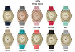 Load image into Gallery viewer, 6 Geneva Strap Band Watches
