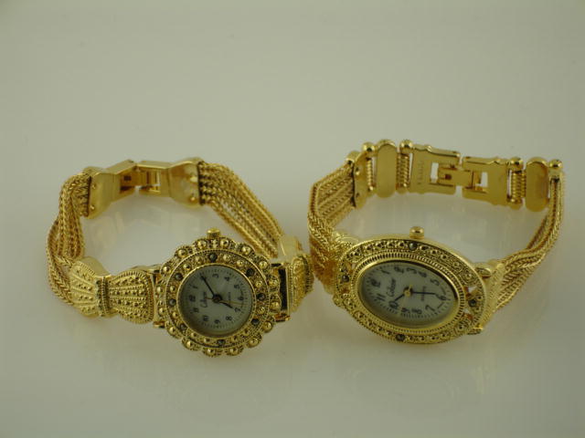6 Marcasite bracelet watches