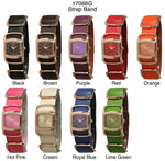 Load image into Gallery viewer, 6 Geneva Strap Band Watches
