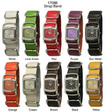 Load image into Gallery viewer, 6 Geneva Strap Band Watches
