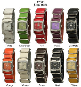 6 Geneva Strap Band Watches