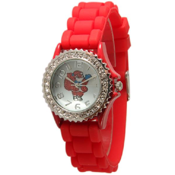 6 Christmas Themed Geneva Silicone Strap Watches