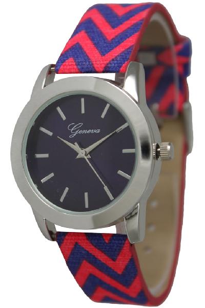 6 Geneva Strap Band Watches