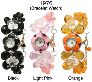 12 Kids Flower Bracelet Watches