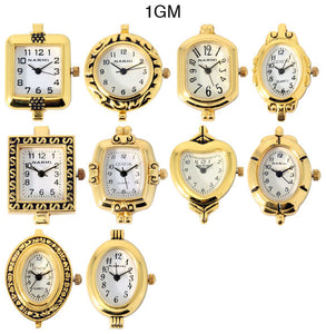 50 Gold Tone Beading Watch Faces