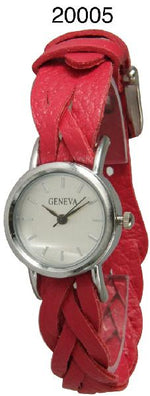 Load image into Gallery viewer, 6 Geneva Strap Band Watches
