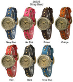 Load image into Gallery viewer, 6 Geneva Strap Band Watches
