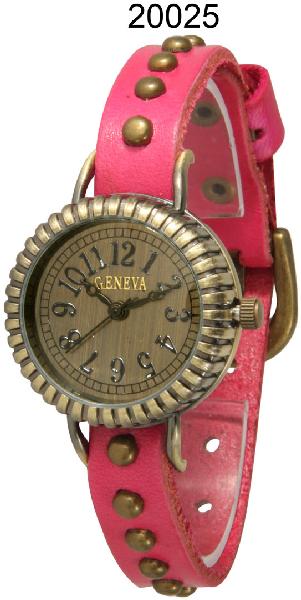 6 Geneva Strap Band Watches