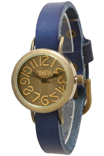 6 Geneva Strap Band Watches