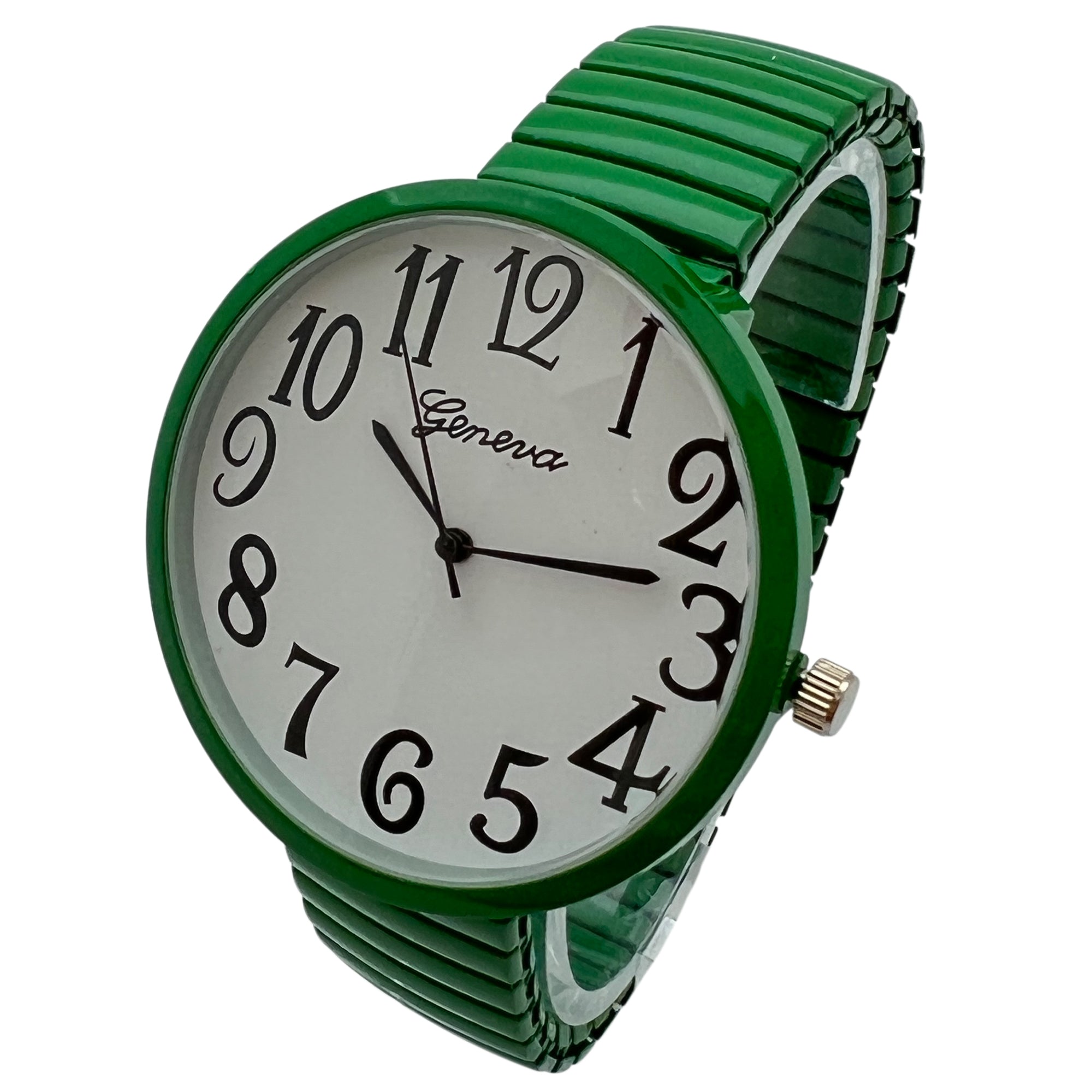 6 Large Face Stretch Watch