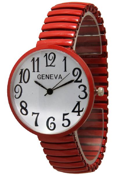6 Geneva Stretch Band Watch