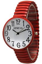 Load image into Gallery viewer, 6 Geneva Stretch Band Watch
