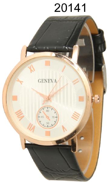 6 Geneva Strap Band Watches