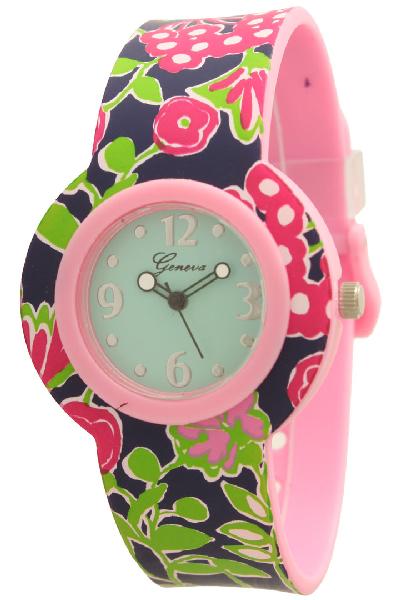 6 Geneva Silicone Band Watches