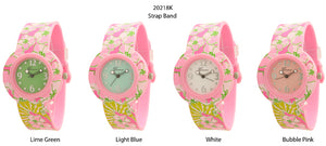 6 Geneva Silicone Band Watches