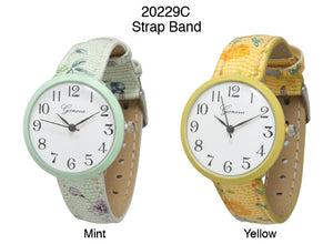 6 Geneva Strap Band Watches