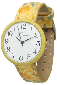 6 Geneva Strap Band Watches