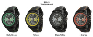 6 Geneva Strap Band Watches