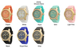 Load image into Gallery viewer, 6 Geneva Strap Band Watches
