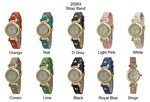 Load image into Gallery viewer, 6 Geneva Strap Band Watches
