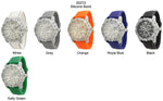 Load image into Gallery viewer, 6 Geneva Strap Band Watches
