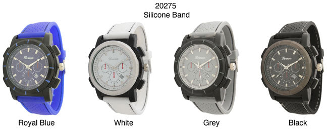 6 Geneva Strap Band Watches