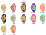 Load image into Gallery viewer, 6 Geneva Strap Band Watches

