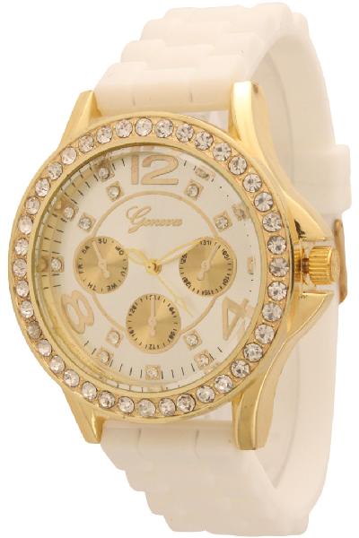 6 Geneva Strap Band Watches