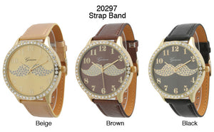 6 Geneva Strap Band Watches