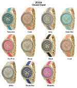Load image into Gallery viewer, 6 Geneva Closed Band Watches
