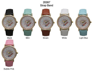 6 Geneva Strap Band Watches