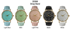 6 Geneva Strap Band Watches