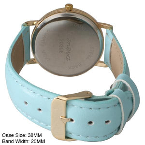 6 Geneva Strap Band Watches