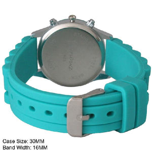 6 Geneva Silicone Band Watches