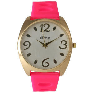 6 Geneva Strap Band Watches