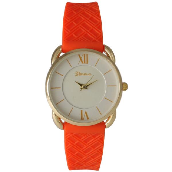 6 Geneva Silicone Band Watches