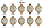 Load image into Gallery viewer, 6 Geneva Strap Band Watches
