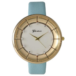 6 Geneva Strap Band Watches