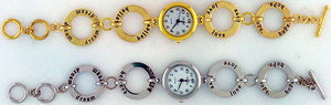 6 Womens Ring Style Toggle Watches