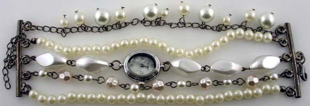 6 womens Pearl Lobster Bracelet Watches