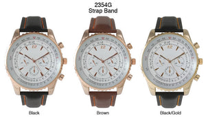 6 Geneva Strap Band Watches