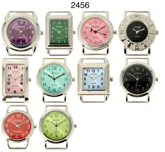 50 Assorted Solid Color bar watch faces