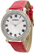 Load image into Gallery viewer, 6 Geneva Strap Band Watches
