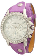 Load image into Gallery viewer, 6 Geneva Strap Band Watches
