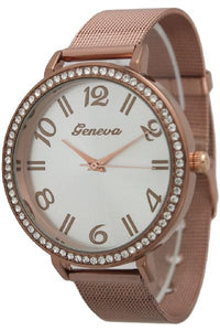 6 Geneva Strap Band Watches