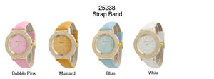 6 Geneva Strap Band Watches